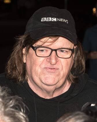 Director Michael Moore is surrounded by reporters upon arriving to a New York theater to attend the premiere of his documentary Michael Moore In TrumpLand on October 18, 2016. Moore had finished editing the film the previous day and made a surprise last minute announcement on Twitter that he would show it for free today. The film will start playing in Los Angeles and New York tomorrow. Photo by Enrique Shore Cordon Press  ENRIQUExSHORE Director Moore arrives to the premiere of his documentary MIcha