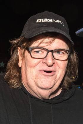 Director Michael Moore talks to reporters upon arriving to a New York theater to attend the premiere of his documentary Michael Moore In TrumpLand on October 18, 2016. Moore had finished editing the film the previous day and made a surprise last minute announcement on Twitter that he would show it for free today. The film will start playing in Los Angeles and New York tomorrow. Photo by Enrique Shore Cordon Press  ENRIQUExSHORE Director Moore arrives to the premiere of his documentary MIcha