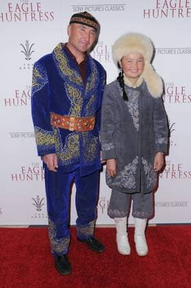 October 18, 2016 - Los Angeles, CA, United States - 17 October 2016 - Los Angeles, California. Nurgaiv, Aisolpan. Premiere Of Sony Pictures Classics The Eagle Huntress held at Pacific Theaters at The Grove. Photo Credit: AdMedia Los Angeles United States - ZUMAa123 20161018_zaa_a123_016