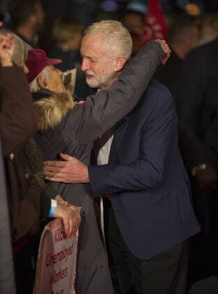 I, Daniel Blake People s Premiere London, UK. Jeremy Corbyn at the I, Daniel Blake People s Premiere at Vue West End on October 18, 2016 in London, England. LMK386-61140-191016 