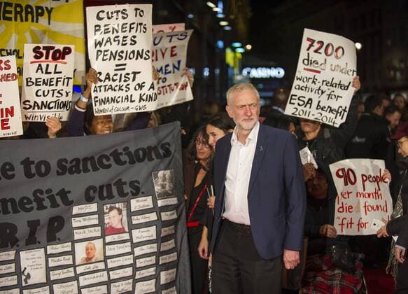 I, Daniel Blake People s Premiere London, UK. Jeremy Corbyn at the I, Daniel Blake People s Premiere at Vue West End on October 18, 2016 in London, England. LMK386-61140-191016 