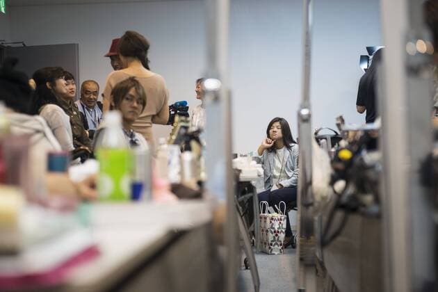 October 19, 2016 - Tokyo, Tokyo, Japan - backstage to take part in a fashion show creation by Japanese designer Takafumi Tsuruta for his label Tenbo as part of Fashion Week Tokyo Spring Summer 2017. Tokyo Japan - ZUMAc166 20161019_zap_c166_030