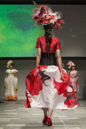 October 19, 2016 - Tokyo, Tokyo, Japan - A model presents a creation by Japanese designer Takafumi Tsuruta for his label Tenbo as part of Fashion Week Tokyo Spring Summer 2017. Tokyo Japan - ZUMAc166 20161019_zap_c166_016