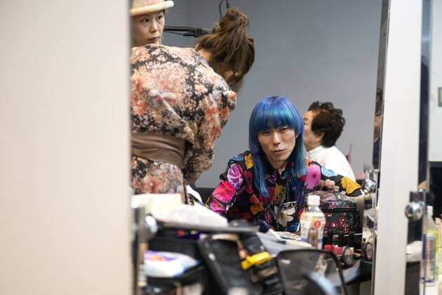 October 19, 2016 - Tokyo, Tokyo, Japan - backstage to take part in a fashion show creation by Japanese designer Takafumi Tsuruta for his label Tenbo as part of Fashion Week Tokyo Spring Summer 2017. Tokyo Japan - ZUMAc166 20161019_zap_c166_027
