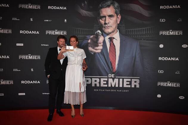 Sofie Dumont pictured ahead of the Belgian premiere of Erik Van Looy movie called De Premier in Antwerp kinepolis, Wednesday 19 October 2016.  DAVIDxSTOCKMAN 04961101