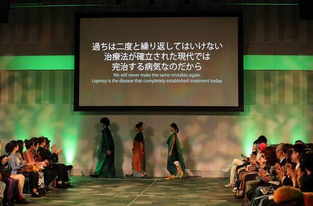 October 19, 2016, Tokyo, Japan - Models display creations of Japanese designer Takafumi Tsuruta at the tenbo 2017 spring summer collection as a part of Japan Fashion Week in Tokyo on Wednesday, October 19, 2016.  (lwxa005571)