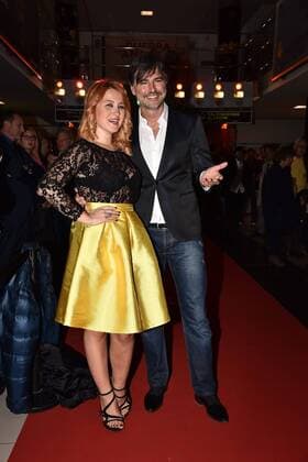 Rome, Adriano Cinema - Film Preview of Mata Hari, In the photo: Sara Galimberti Beppe Convertini  Copyright: xVincenzoxLandix xIPAx