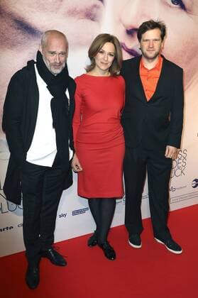 Johannes Krisch, Martina Gedeck und Sven Taddicken bei der Berlin Premiere Gleißendes Glück im Kino in der Kulturbrauerei. Berlin, 19.10.2016 Foto:xS.xGabschx xFuturexImage