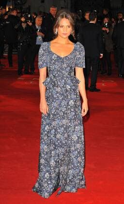 The Light Between Oceans - UK film premiere London, UK. Alicia Vikander at The Light Between Oceans - UK film premiere at the Curzon Mayfair, London on October 19th 2016. LMK315-61154-201016 