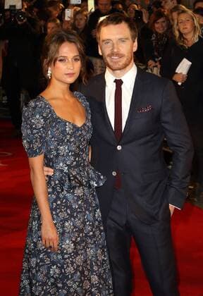 The Light Between Oceans - UK film premiere London, UK. Alicia Vikander and Michael Fassbender at The Light Between Oceans - UK film premiere at the Curzon Mayfair, London on October 19th 2016. LMK73-61153-201016 