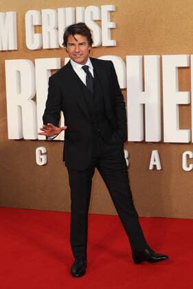 . 20 10 2016. London, United Kingdom. Tom Cruise arriving at the Jack Reacher : Never Go Back premiere in London.  xStephenxLockx xi-Imagesx IIM-13660-0017