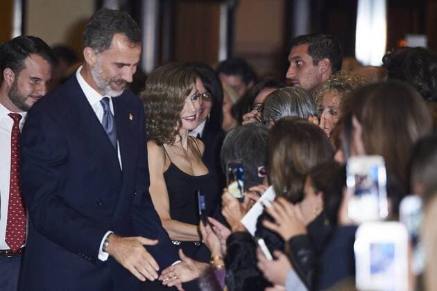 Prinzessin-von-Asturien-Preis: Konzert in Oviedo 20-10-2016 Spain Queen Letizia and King Felipe during the concert for the 25th Princess Asturias awards at the auditorio palace de Congresos in Oviedo. No Spain  Copyright: PPEx