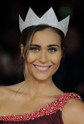 October 20, 2016 - Rome, Italy - Miss Italia RACHELE RISALITI during the Florence Foster Jenkins red carpet at Rome Film Festival 2016. Rome Italy - ZUMAi15_ 20161020_zaf_i15_069