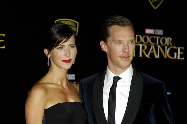 Benedict Cumberbatch & wife Sophie Hunter DR. STRANGE FILM PREMIERE Hollywood Patrick Rideaux PicturePerfect