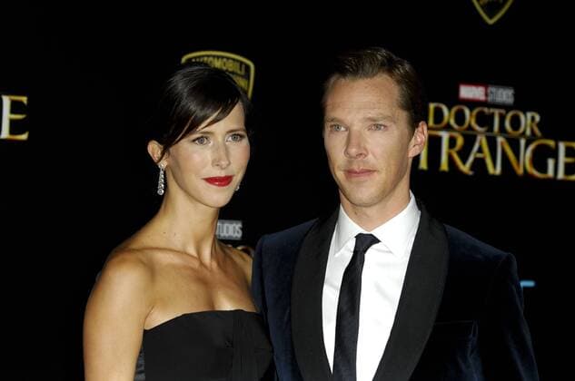 Benedict Cumberbatch & wife Sophie Hunter DR. STRANGE FILM PREMIERE Hollywood Patrick Rideaux PicturePerfect
