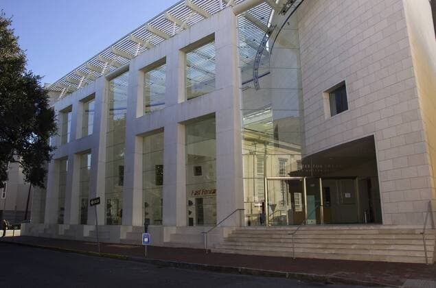 USA, Georgia, Savannah, historic district, Jepson Center for the Arts (Editorial Usage Only)  Copyright: xCreativexSparksxImageryxLLCx(LEN)x xDanitaxDelimont US11 LEN0034