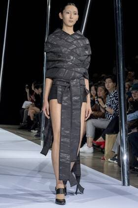 October 21, 2016 - Tokyo, Tokyo, Japan - A model presents a creation by designer Keiichiro Yuri for brand keiichirosense as part of Fashion Week Tokyo Spring Summer 2017. Tokyo Japan - ZUMAc166 20161021_zap_c166_012