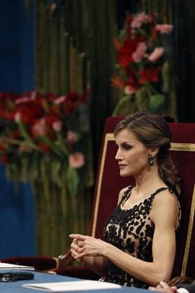 Prinzessin-von-Asturien-Preis Spanish Queen Letizia attends the 36th edition of the Princess of Asturias Awards handover ceremony at the Campoamor Theatre in Oviedo, province of Asturias, northern Spain, 21 October 2016. Princess of Asturias Awards handover ceremony !ACHTUNG: NUR REDAKTIONELLE NUTZUNG!  GRA390 20161021-636126764606533882