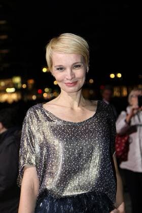 21.10.2016, Frankfurt, Alte Oper, roter Teppich Red Carpet beim Hessischer Film- und Kinopreis 2016 Susann Atwell Moderatorin