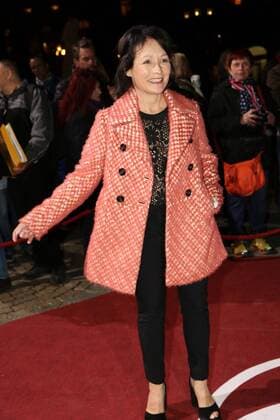 21.10.2016, Frankfurt, Alte Oper, roter Teppich Red Carpet beim Hessischer Film- und Kinopreis 2016 Anke Sevenich Schauspielerin