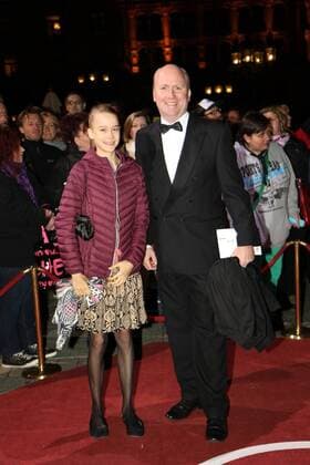 21.10.2016, Frankfurt, Alte Oper, roter Teppich Red Carpet beim Hessischer Film- und Kinopreis 2016 Uwe Becker (Stadt Frankfurt) mit seiner Tochter