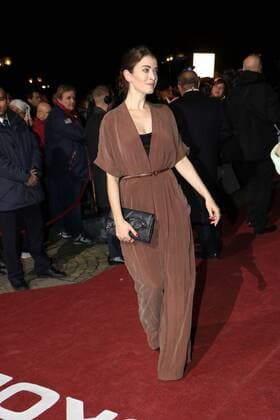 21.10.2016, Frankfurt, Alte Oper, roter Teppich Red Carpet beim Hessischer Film- und Kinopreis 2016 Anna Bederke Regisseurin, Schauspielerin und Model