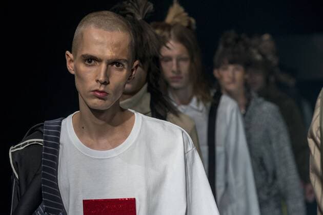 October 22, 2016 - Tokyo, Tokyo, Japan - A model presents a creation by designer Keisuke Imazaki for brand Plastictokyo as part of Fashion Week Tokyo Spring Summer 2017. Tokyo Japan - ZUMAc166 20161022_zap_c166_007