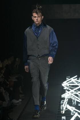 October 22, 2016 - Tokyo, Tokyo, Japan - A model presents a creation by designer Keisuke Imazaki for brand Plastictokyo as part of Fashion Week Tokyo Spring Summer 2017. Tokyo Japan - ZUMAc166 20161022_zap_c166_014
