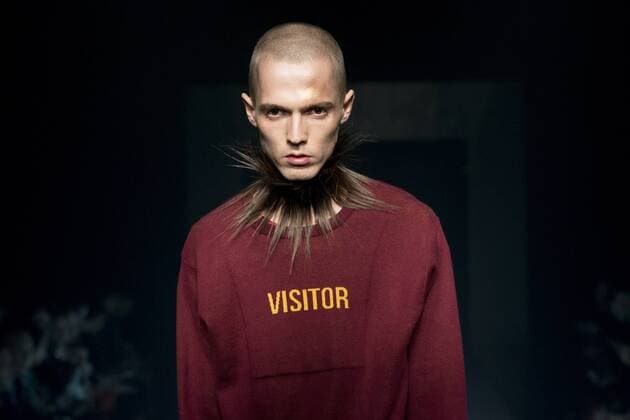 October 22, 2016 - Tokyo, Tokyo, Japan - A model presents a creation by designer Keisuke Imazaki for brand Plastictokyo as part of Fashion Week Tokyo Spring Summer 2017. Tokyo Japan - ZUMAc166 20161022_zap_c166_020