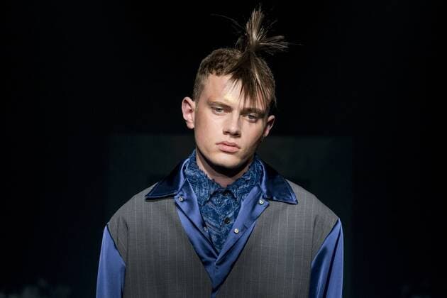 October 22, 2016 - Tokyo, Tokyo, Japan - A model presents a creation by designer Keisuke Imazaki for brand Plastictokyo as part of Fashion Week Tokyo Spring Summer 2017. Tokyo Japan - ZUMAc166 20161022_zap_c166_028