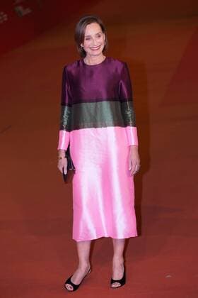 Italy: The 20th anniversary of The English Patient English actress Kristin Ann Scott Thomas on the red carpet for the the 20th anniversary of The English Patient.  BarbaraxComo