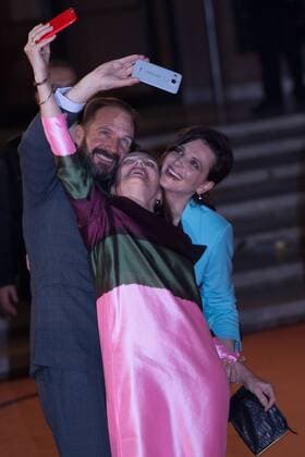 Italy: The 20th anniversary of The English Patient Cast members of ‘The English Patient’ on the red carpet for the 20th anniversary of the film.  BarbaraxComo