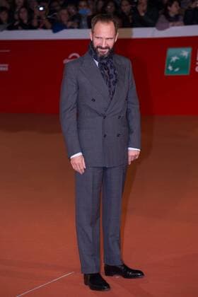 Italy: The 20th anniversary of The English Patient British actor Ralph Fiennes on the red carpet for the 20th anniversary of The English Patient.  BarbaraxComo