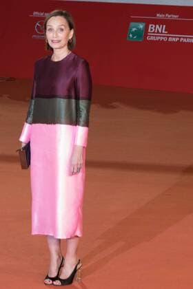 Rome: Red carpet the English Patient Kristin Scott Thomas walk a red carpet for The English Patient - Il Paziente Inglese during the 11th Rome Film Festival at Auditorium Parco Della Musica.  AndreaxRonchini