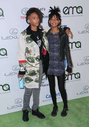 October 22, 2016 - Burbank, CA, United States - 22 October 2016 - Burbank, California. Jaden Smith, Willow Smith . 26th Annual Environmental Media Associations Awards held at Warner Bros. Studios. Photo Credit: AdMedia Burbank United States - ZUMAa123 20161022_zaa_a123_083