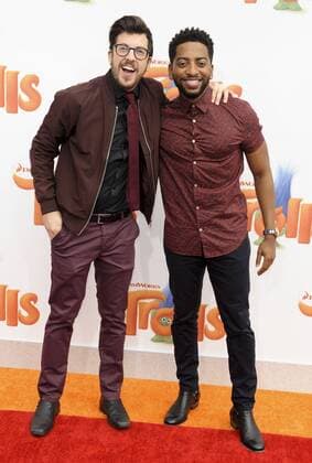 Christopher Mintz-Plasse & Shaun Brown TROLLS FILM PREMIERE Los Angeles Patrick Rideaux PicturePerfect