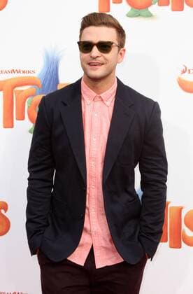 October 23, 2016 - Los Angeles, CA, United States - 23 October 2016 - Los Angeles, California - Justin Timberlake. Trolls Los Angeles Premiere held at the Regency Village Theatre in Los Angeles. Photo Credit: AdMedia Los Angeles United States - ZUMAa123 20161023_zaa_a123_044