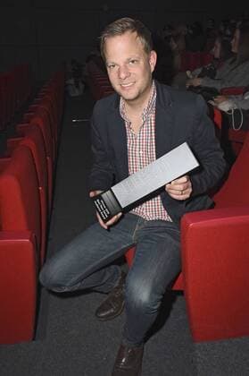 Moritz Wetter mit dem Best New Series Audience Award für Westworld bei der Abschluss-Veranstaltung des Seriencamps 2016 mit dem Screening der VOX TV-Serie Der Club der roten Bänder und der Verleihung des Seriencamp Award in der Hochschule für Fernsehen und Film. München, 23.10.2016 Foto:xP.xSchönbergerx xFuturexImage