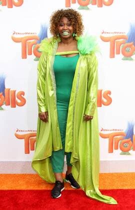October 23, 2016 - Los Angeles, CA, United States - 23 October 2016 - Los Angeles, California - GloZell Green. Trolls Los Angeles Premiere held at the Regency Village Theatre in Los Angeles. Photo Credit: AdMedia Los Angeles United States - ZUMAa123 20161023_zaa_a123_236