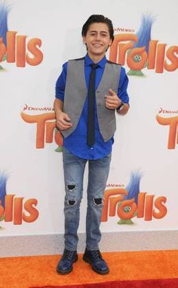October 23, 2016 - Los Angeles, California, United States - October 23th 2016 - Los Angeles California USA - Actor ISAAK PRESLEY at the Trolls Premiere held at the Regency Village Theater Los Angeles Los Angeles United States - ZUMAf05_ 20161023_zaf_f05_024