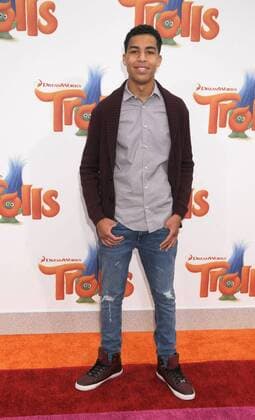 October 23, 2016 - Los Angeles, California, United States - October 23th 2016 - Los Angeles California USA - Actor MARCUS SCRIBNER at the Trolls Premiere held at the Regency Village Theater Los Angeles Los Angeles United States - ZUMAf05_ 20161023_zaf_f05_043