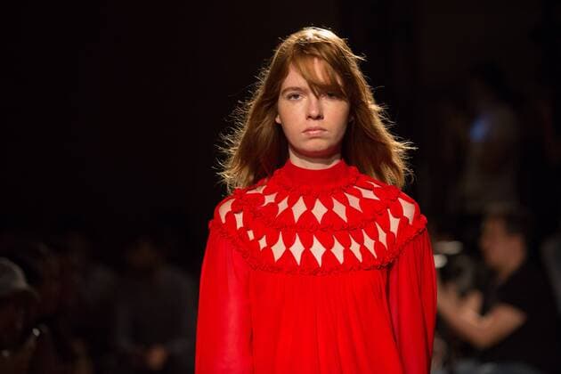 October 24, 2016 - Sao Paulo, Brazil - Model presents creation by Reinaldo Lourenco, during the Sao Paulo Fashion Week, winter 2017 edition, this Monday, in Sao Paulo, Brazil. Sao Paulo Brazil - ZUMAl146 20161024_zaf_l146_044