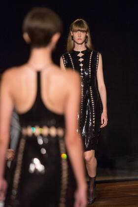 October 24, 2016 - Sao Paulo, Brazil - Model presents creation by Reinaldo Lourenco, during the Sao Paulo Fashion Week, winter 2017 edition, this Monday, in Sao Paulo, Brazil. Sao Paulo Brazil - ZUMAl146 20161024_zaf_l146_048