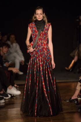 October 24, 2016 - Sao Paulo, Brazil - Model presents creation by Reinaldo Lourenco, during the Sao Paulo Fashion Week, winter 2017 edition, this Monday, in Sao Paulo, Brazil. Sao Paulo Brazil - ZUMAl146 20161024_zaf_l146_054