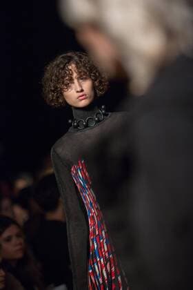 October 24, 2016 - Sao Paulo, Brazil - Model presents creation by Reinaldo Lourenco, during the Sao Paulo Fashion Week, winter 2017 edition, this Monday, in Sao Paulo, Brazil. Sao Paulo Brazil - ZUMAl146 20161024_zaf_l146_055
