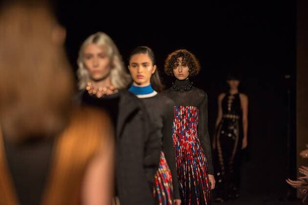 October 24, 2016 - Sao Paulo, Brazil - Model presents creation by Reinaldo Lourenco, during the Sao Paulo Fashion Week, winter 2017 edition, this Monday, in Sao Paulo, Brazil. Sao Paulo Brazil - ZUMAl146 20161024_zaf_l146_061