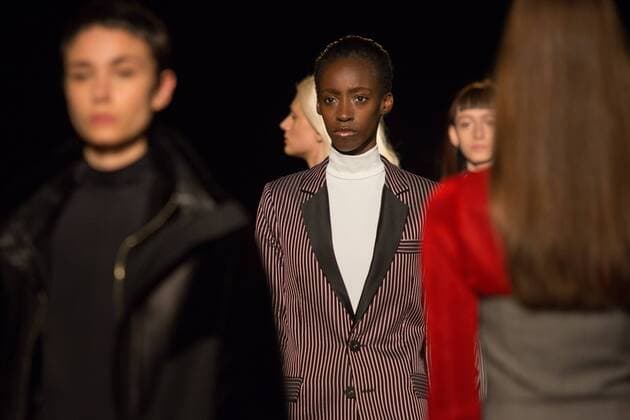 October 24, 2016 - Sao Paulo, Brazil - Model presents creation by Reinaldo Lourenco, during the Sao Paulo Fashion Week, winter 2017 edition, this Monday, in Sao Paulo, Brazil. Sao Paulo Brazil - ZUMAl146 20161024_zaf_l146_065