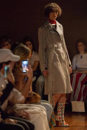 October 24, 2016 - Sao Paulo, Brazil - Model presents creation by Reinaldo Lourenco, during the Sao Paulo Fashion Week, winter 2017 edition, this Monday, in Sao Paulo, Brazil. Sao Paulo Brazil - ZUMAl146 20161024_zaf_l146_067