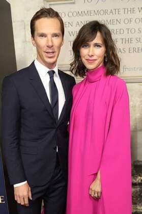 . 24 10 2016. London, United Kingdom . Benedict Cumberbatch and wife Sophie Hunter arriving at the Doctor Strange launch event at Westminster Abbey in London.  xStephenxLockx xi-Imagesx IIM-13682-0018