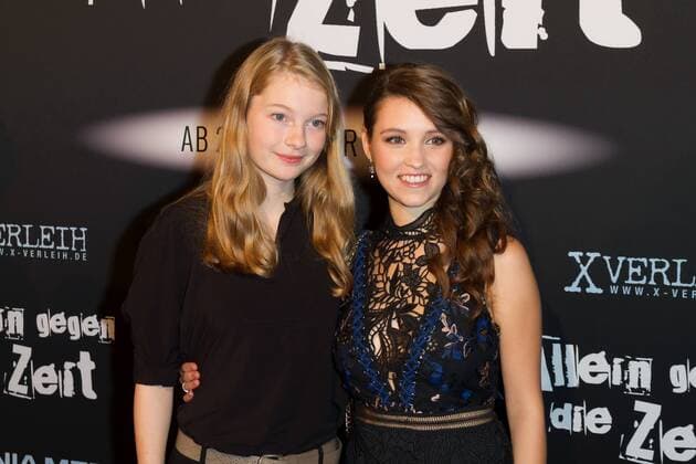 Stephanie Amarell und Janina Fautz - Premiere Allein gegen die Zeit in der Kulturbrauerei in Berlin am 24.10.2016. Premiere ALLEIN GEGEN DIE ZEIT